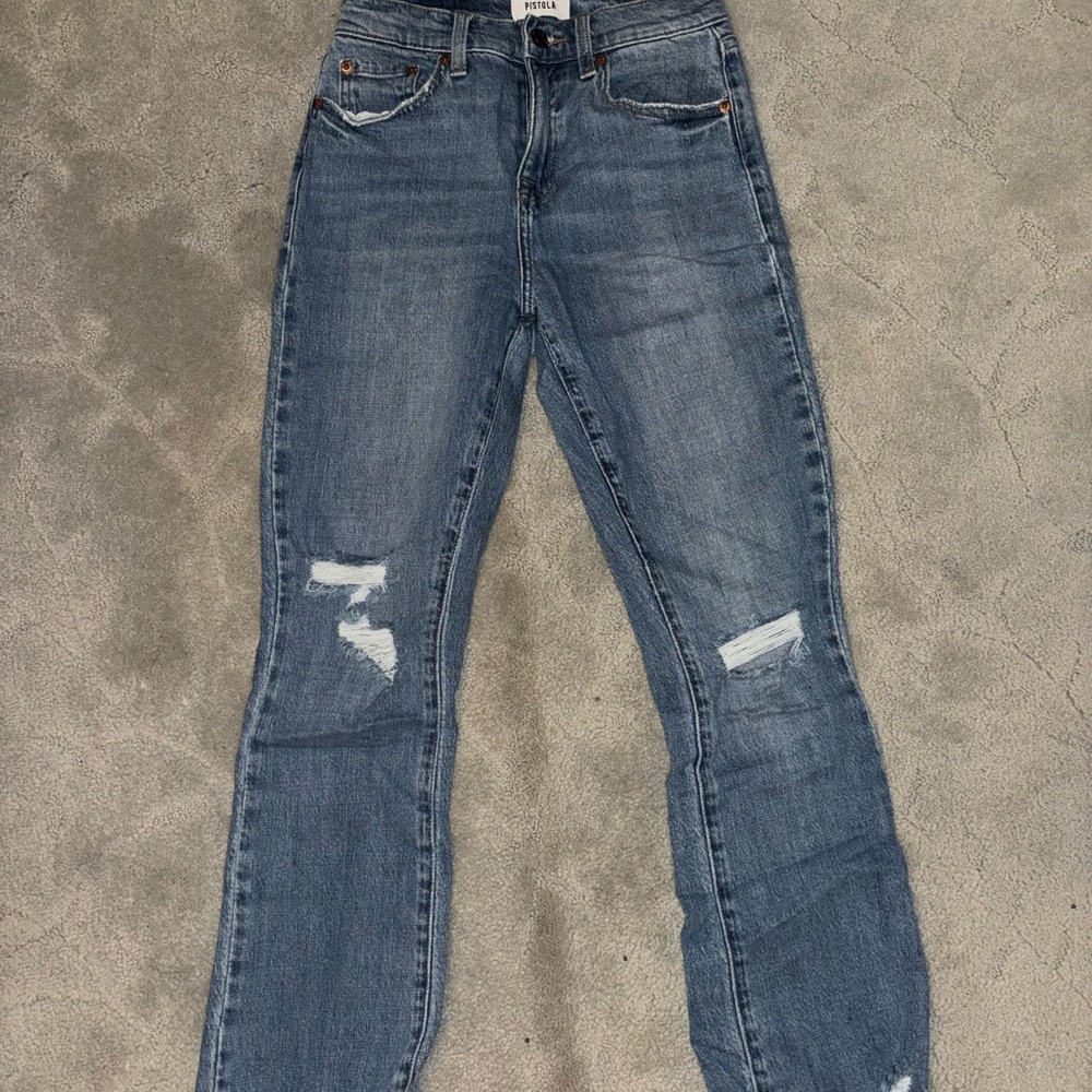 Pistola LENNON HIGH RISE CROP BOOT JEAN